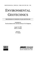 Environmental Geotechnics