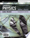 Fundamentals of Physics, Volume 1