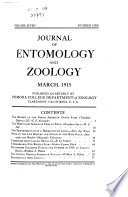 Journal of Entomology and Zoology