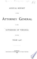 Report of the Attorney General