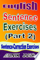 English Sentence Exercises (Part 2): Sentence Correction Exercises
