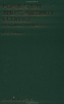 Population and Community Ecology
