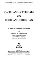 Cases and Materials on Food and Drug Law