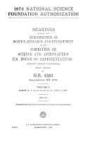1970 National Science Foundation Authorization