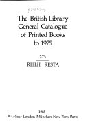 The British Library General Catalogue of Printed Books to 1975
