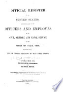 Official Register of the United States