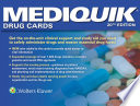 MediQuik Drug Cards