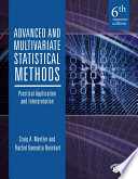 Advanced and Multivariate Statistical Methods