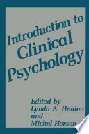 Introduction to Clinical Psychology