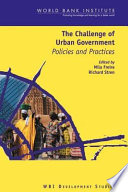 The Challenge of Urban Government