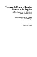 Nineteenth-century Russian Literature in English