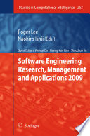 Software Engineering Research, Management and Applications 2009