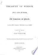 Treasury of Wisdom, Wit and Humor, Odd Comparisons and Proverbs