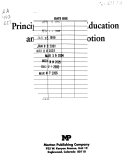 Principles of Health Education and Health Promotion
