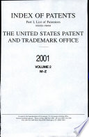 Index of Patents Issued from the United States Patent and Trademark Office