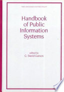 Handbook of Public Information Systems, Second Edition