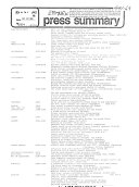 Press Summary - Illinois Information Service