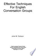 Effective Techniques for English Conversation Groups