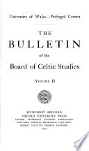 The Bulletin of the Board of Celtic Studies