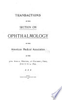 Transactions of the Section on Ophthalmology of the American Medical Association