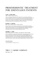 Prosthodontic Treatment for Edentulous Patients