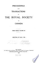 Proceedings of the Royal Society of Canada