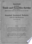 Standard & Poor's Statistical Service