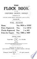 The Flock Book of the Oxford Down Sheep