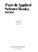 Pure and Applied Science Books, 1876-1982