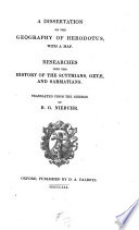 A dissertation on the geography of Herodotus
