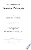 The Principles of Descartes' Philosophy