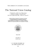 The National Union Catalogs, 1963-
