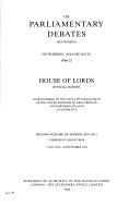 The Parliamentary Debates (Hansard).