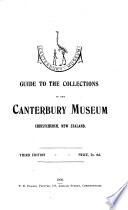 Guide to the Collections in the Canterbury Museum, Christchurch, New Zealand
