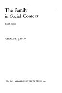 The Family in Social Context
