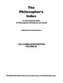 The Philosopher's Index