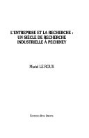 L'entreprise et la recherche