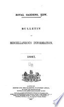 Bulletin of Miscellaneous Information