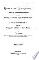 Greenhouse Management