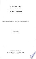 Catalog and Yearbook