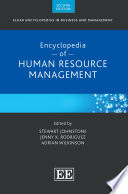 Encyclopedia of Human Resource Management