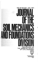 Journal of the Soil Mechanics and Foundations Division