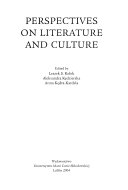 Perspectives on Literature and Culture