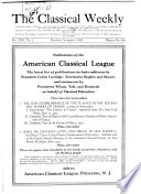 The Classical Weekly