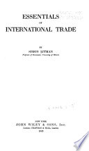 Essentials of International Trade