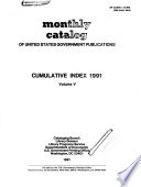 Monthly Catalogue, United States Public Documents