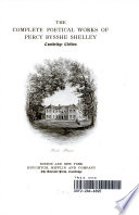 The Complete Poeteical Works of Percy Bysshe Shelley
