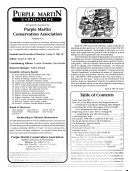 Purple Martin Update