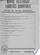 Naval Research Logistics Quarterly
