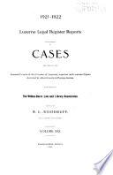 Luzerne Legal Register Reports